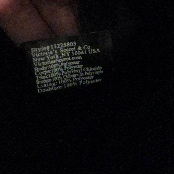 Victoria's secret black red plaid tote bag - Picture 3 of 4